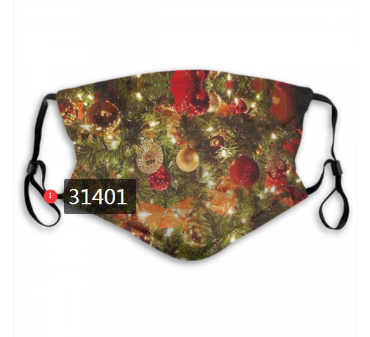 2020 Merry Christmas Dust mask with filter 22